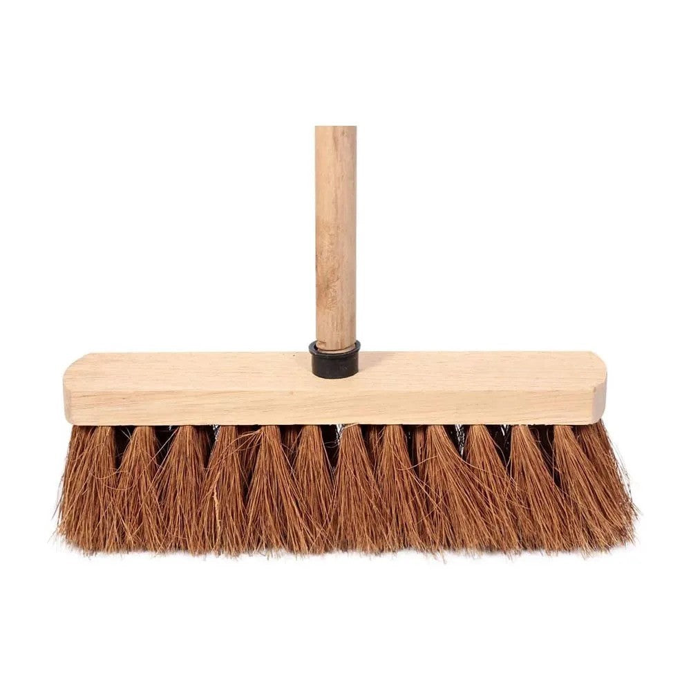 BROOM COCO BROWN OUTDOOR WITH STICK  24 INCH ( DSV SOLUTIONS)