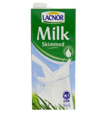 Lacnor Skimmed Milk 12x1ltr (Fedex)