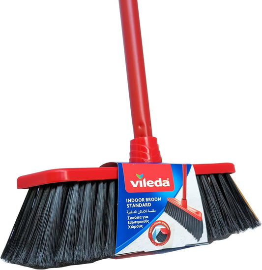BROOM INDOOR WITH STICK VILEDA - PCS ( DROPLETS)