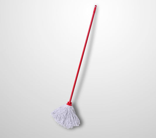 COTTON MOP ROUND  250 GM WITH STICK - PCS ( DSV SOLUTIONS)