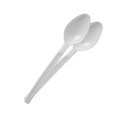 PLASTIC TEASPOON  FALCON 50 PC - PKT ( EATON FZE)
