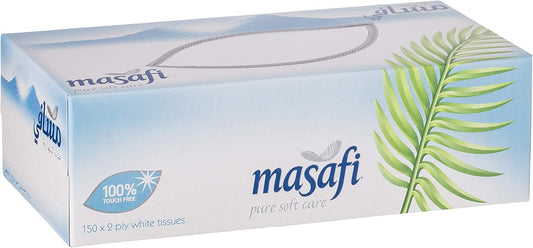 FACIAL TISSUE MASAFI / 2 PLY / 150 SHEET - PCS ( DSV SOLUTIONS)