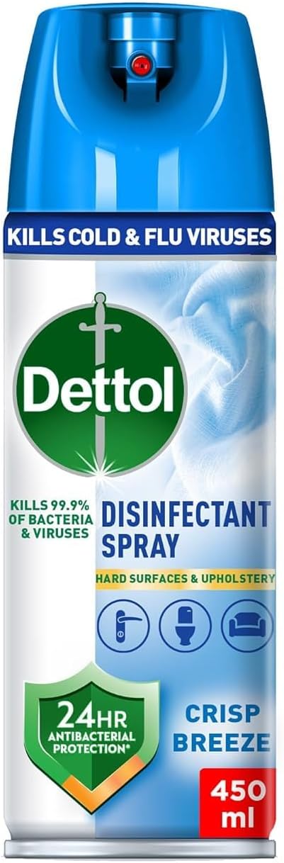 SURFACE SPRAY DETTOL / CRISP BREEZE 450 ML - PCS (DROPLETS)