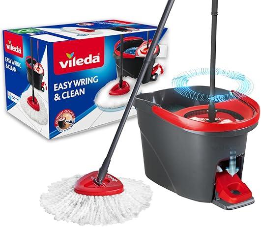 MOP BUCKET TROLLEY SET VILEDA - PCS ( DROPLETS)