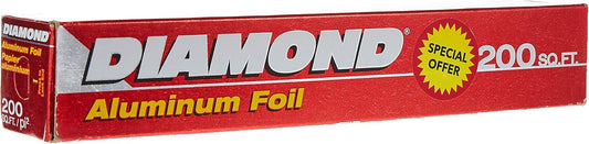 ALUMINIUM FOIL 200 SQF DIAMOND PACK - PCS (IDO)