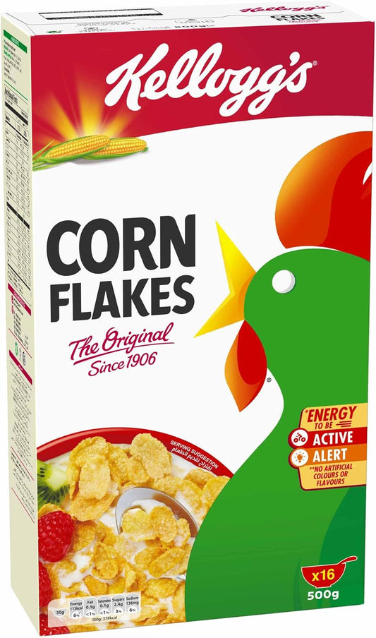 KELLOGS CORN FLAKES 500 GMS - PCS (IDO)