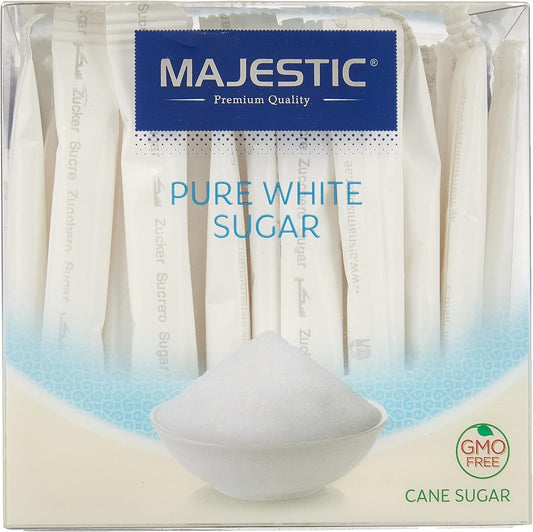 SUGAR MAJESTIC WHITE  70 TUBES X 5 GM  / 350 GM - PKT (IDO)