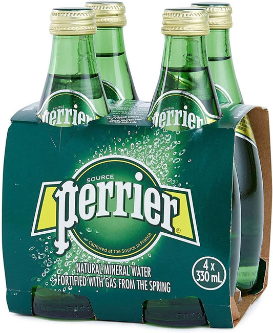 WATER SPARKLING PERRIER 330 ML 4 PCS - PKT (IDO)