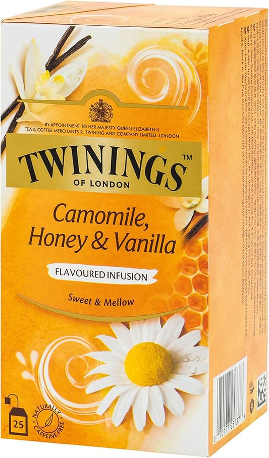 TEA BAG TWINING CAMOMILE  HONEY & VANILLA  25 BAGS  - PKT (IDO)