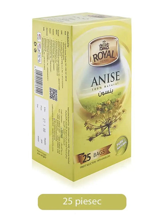 TEA BAGS ROYAL ANIS - 25 BAGS (IDO)
