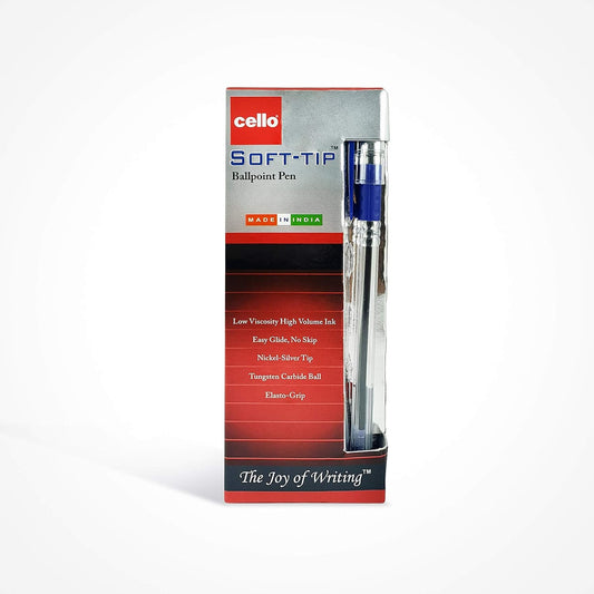 Cello Pen Soft Tip Blue 12 Pcs - Pkt (IDO)