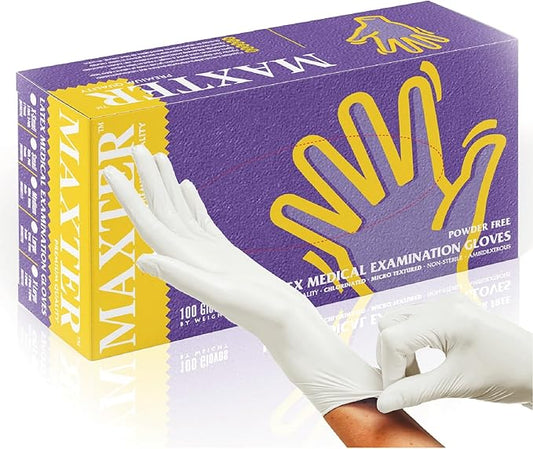 LATEX GLOVES X-LARGE 100 PCS - PKT (IDO)