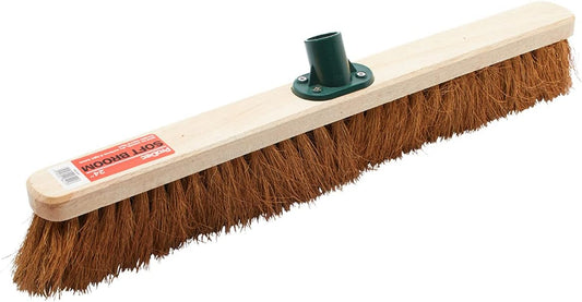 BROOM COCO BROWN OUTDOOR WITH STICK  24 INCH (IDO)