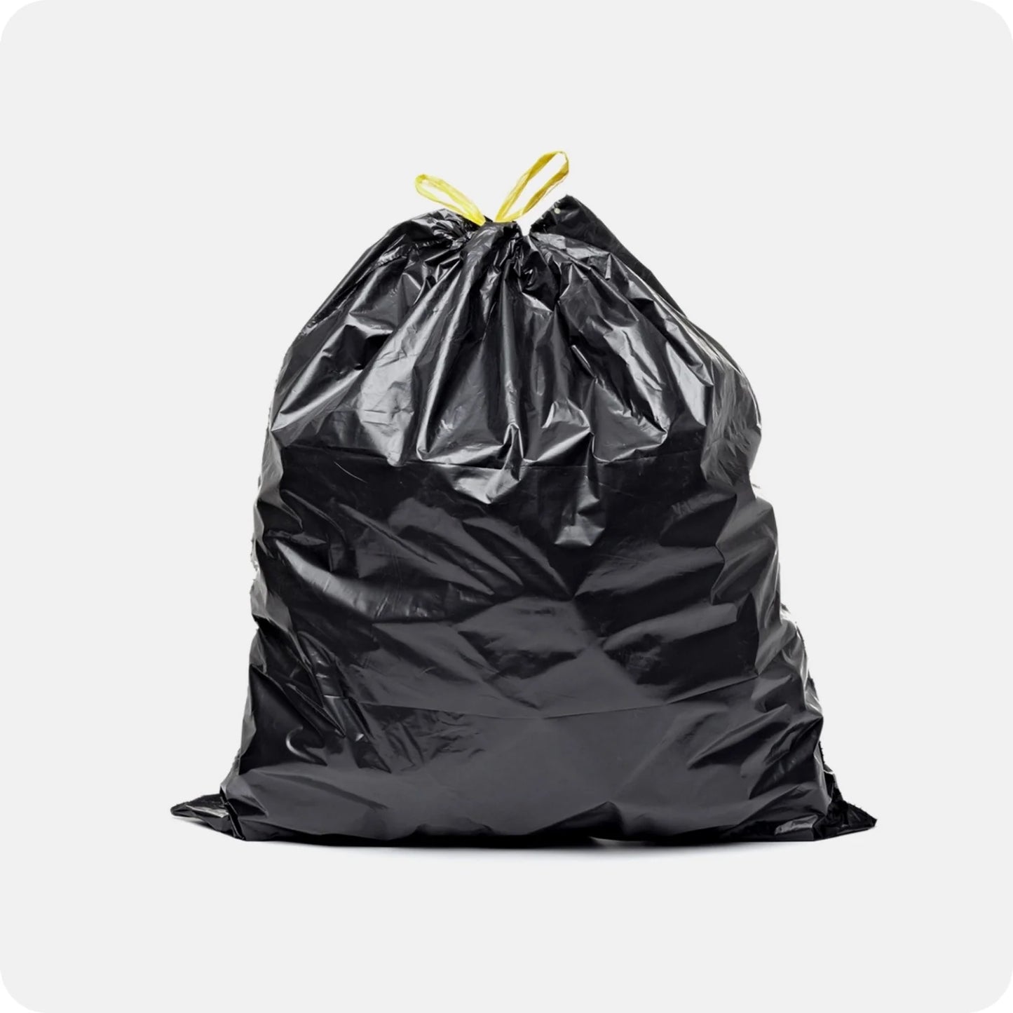 GARBAGE BAG BLACK HD AL AREEN 95 CM X 115 CM 15 BAGS - PKT (IDO)