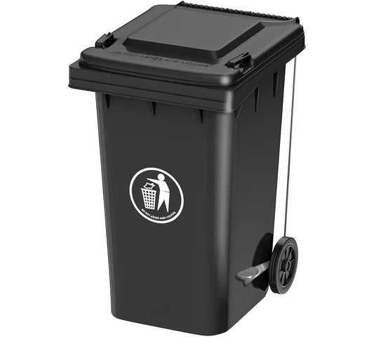 PEDAL BIN PLASTIC 120 LITER WITH WHEEL - PCS (IDO)