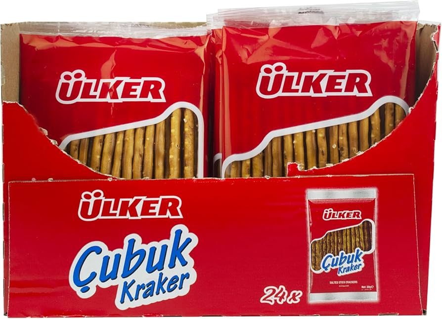 ULKAR CRACKER STICKS 30 GMS x 24 PKTS - BOX (IDO)
