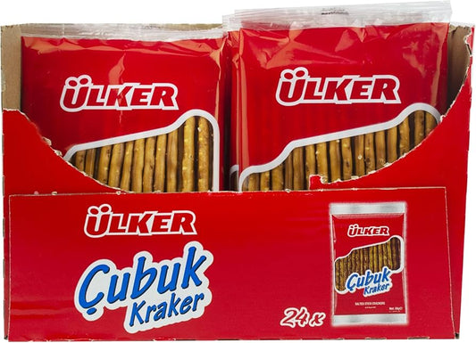 ULKAR CRACKER STICKS 30 GMS x 24 PKTS - BOX (IDO)