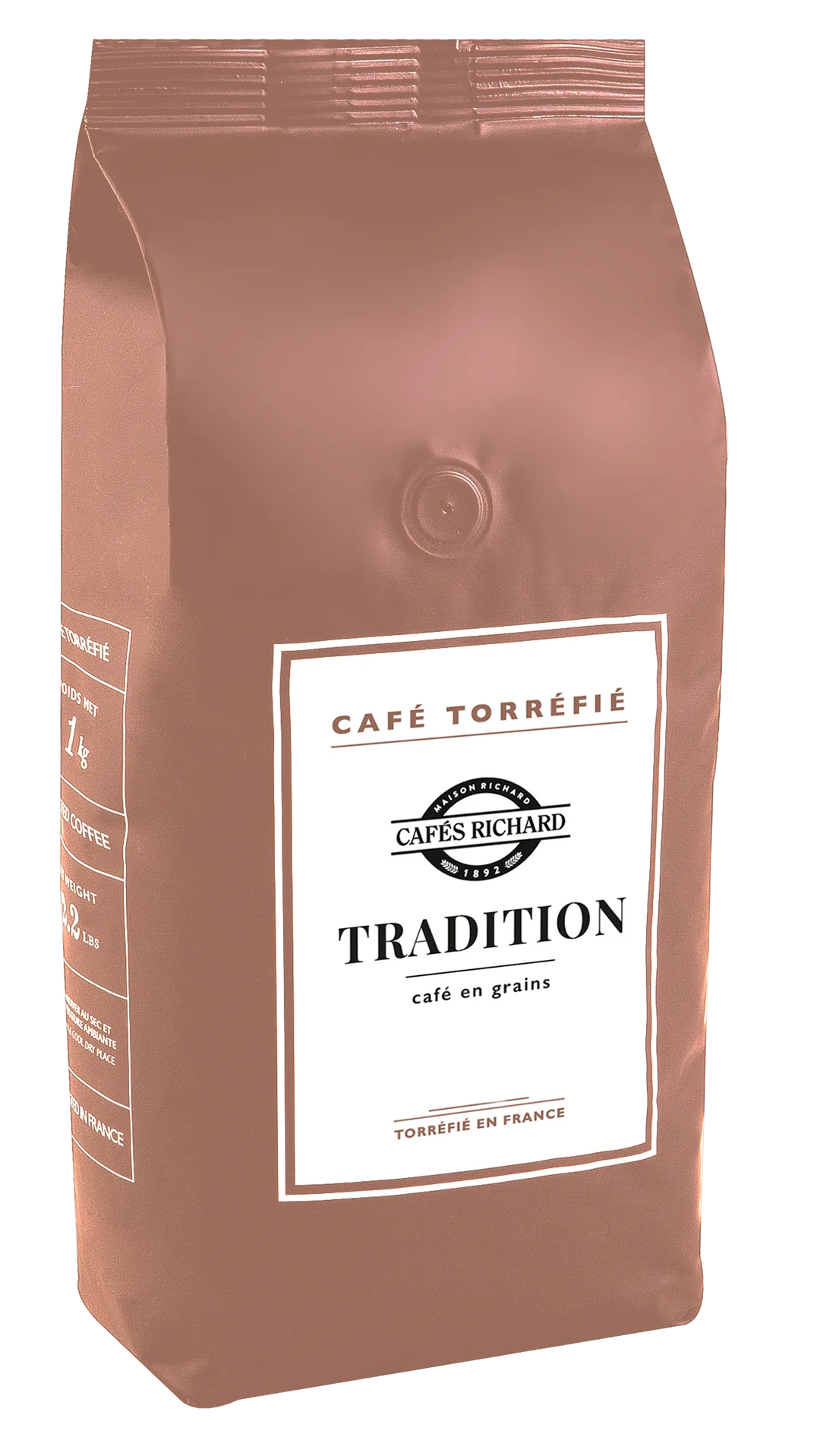 TRADITION 1 KG COFFEE BEANS - PKT (IDO)