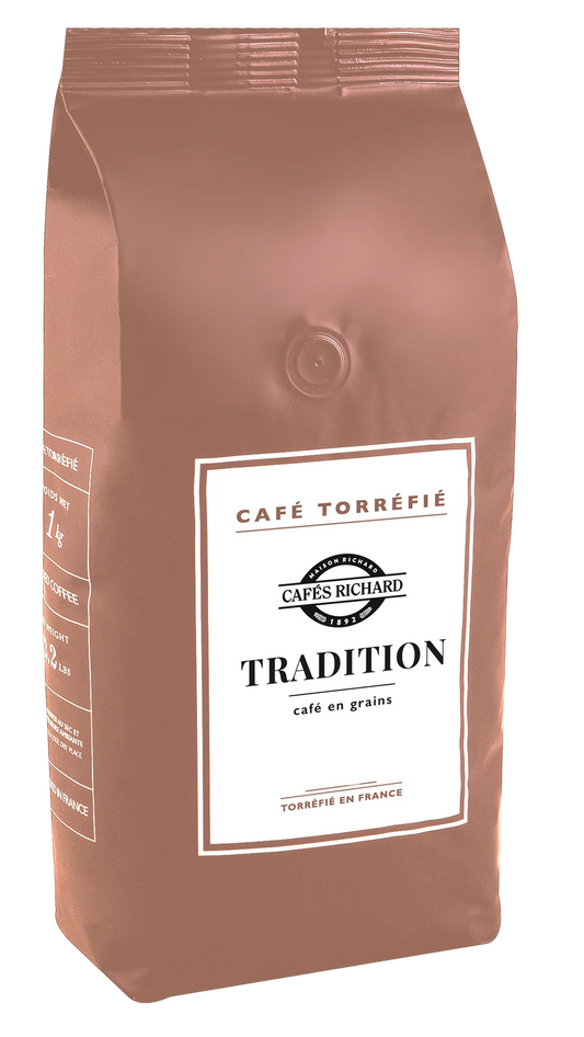 TRADITION 1 KG COFFEE BEANS - PKT (IDO)