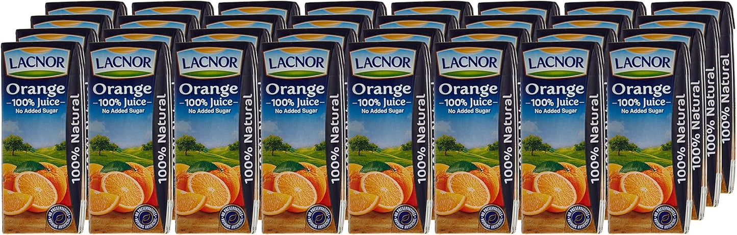 Juice Orange 32x180ml - Lacnor (Fedex)