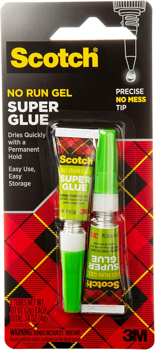 3M Scotch General Purpose Super Glue Gel 2g x 2 - Pkt (SRG)