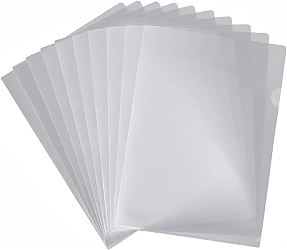 Modest Plastic L Shape Folders - Pcs (SRG)