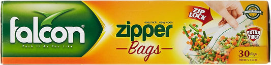 ZIPPER BAG FALCON 18 CM x 21 CM  50 PCS - PKT
