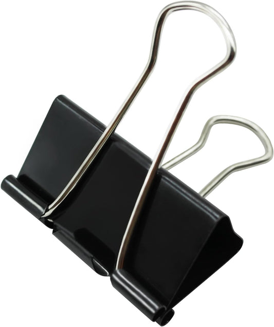 Binder clip 1.25" 32mm 12 Pcs - Pkt (SRG)