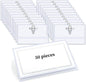 Name Badge With Clip CD-101A  90 x 57 50 Pcs - Pkt (THREADS)