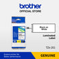 Brother Tape Cartridge Tze-261 36mm black On White (THREADS)