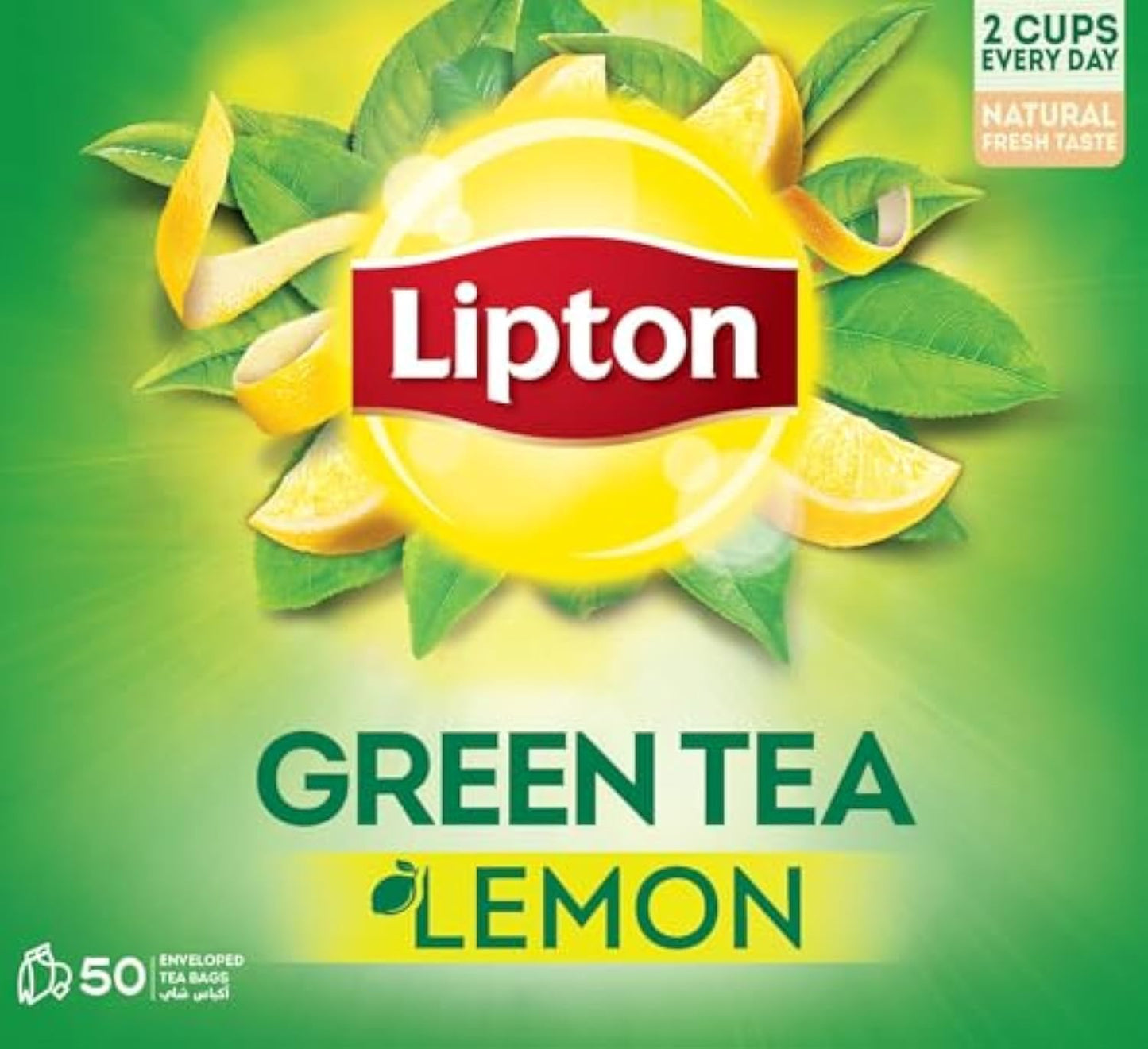 Tea - Green Lemon 1x50x1.5g - Lipton (Fedex)