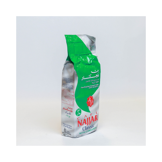 CLASSIC GROUND COFFE WITH CARDAMOM   NAJJAR 200 GM - PKT (MASOOD)