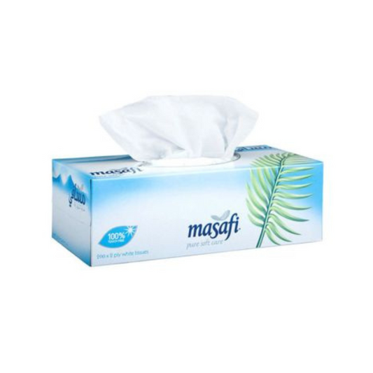 FACIAL TISSUE MASAFI / 2 PLY / 200 SHEET - PCS (ACWA)