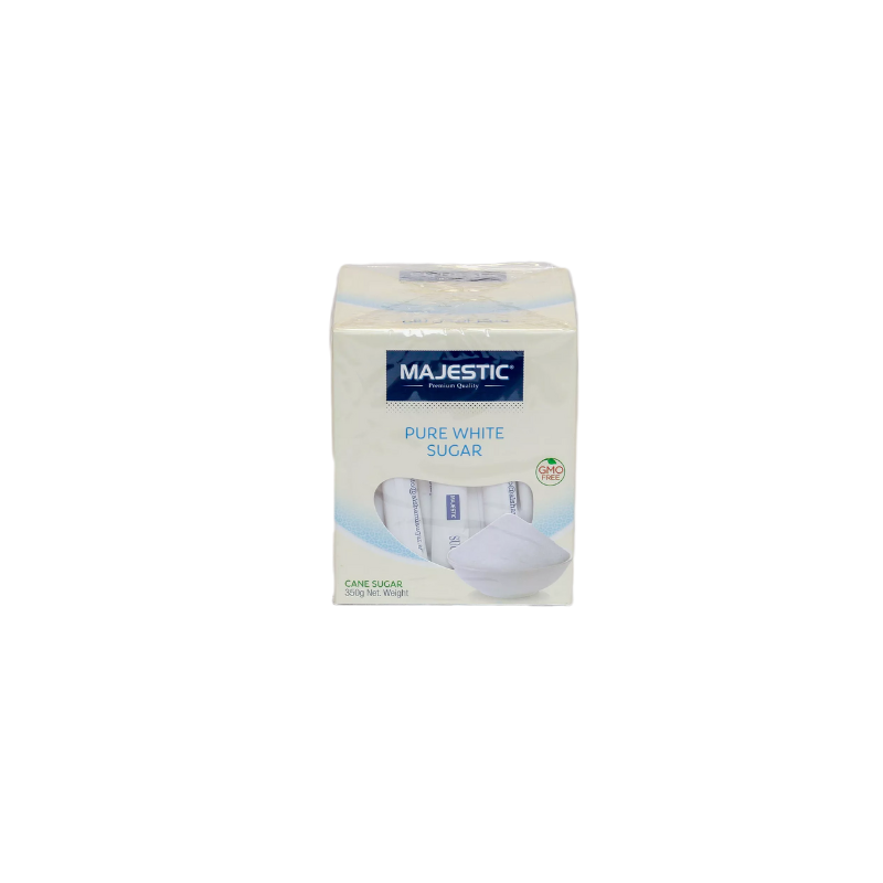 SUGAR MAJESTIC WHITE  70 TUBES X 5 GM  / 350 GM - PKT / ACWA