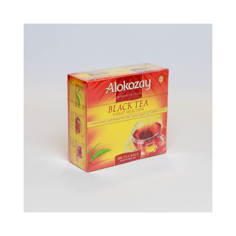TEA BAGS ALOKOZAY OFFICE PACK 100 BAGS - PKT (MASOOD)
