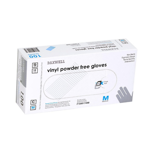 VINYL GLOVES MEDIUM 100 PCS - PKT (ACWA)