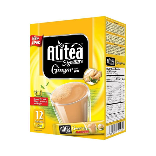 ALI TEA 3 IN 1 GINGER / 20 GM x 12 SACHE - PKT (ACWA)