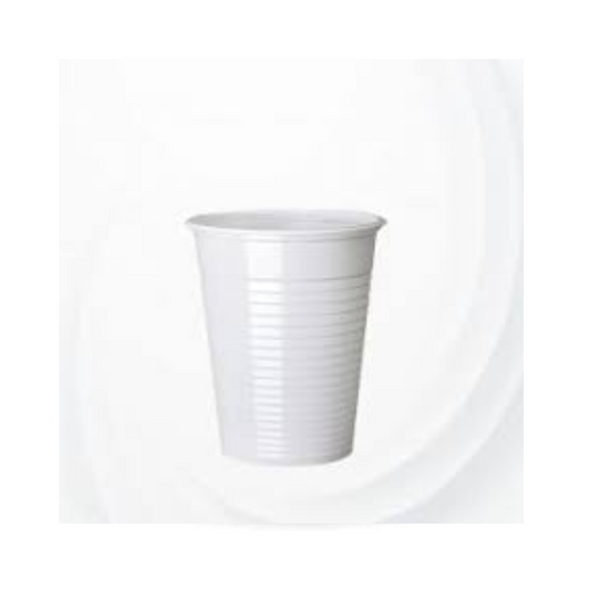 PLASTIC WHITE CUPS  6 OZ 50 PC -  PKT (DETECH)