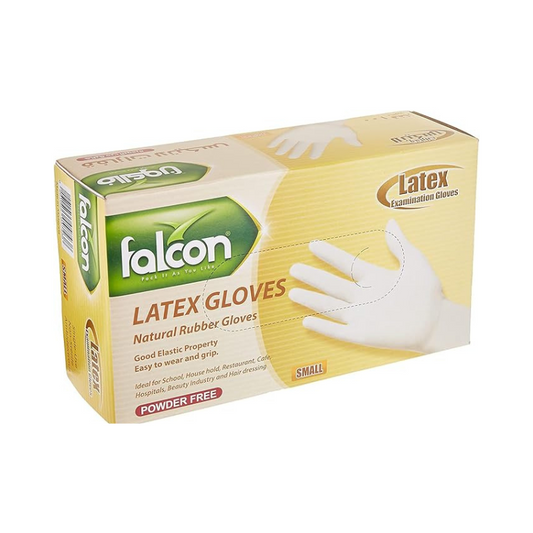 LATEX GLOVES POWDER FREE MEDIUM 100 PCS - PKT (IDO)