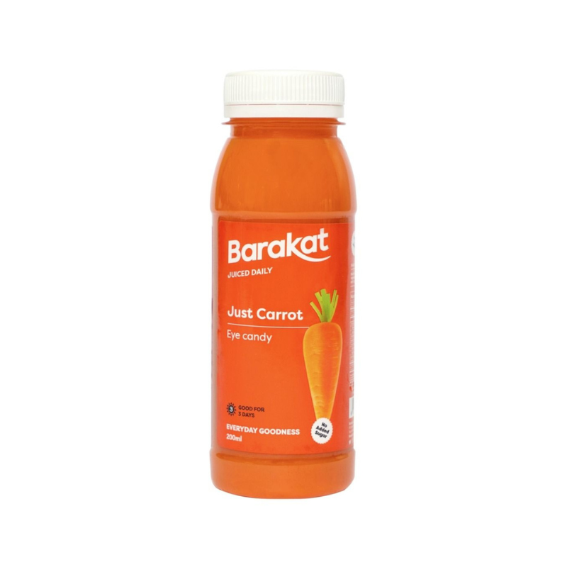 BARAKAT FRESH CARROT JUICE 200 ML - PCS (ACWA)