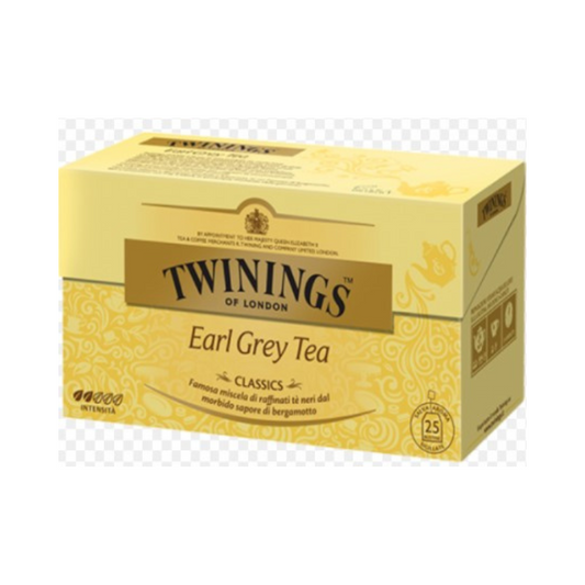 TEA BAG TWINING EARL GREY 25 BAGS  - PKT (FIRST HOMES)