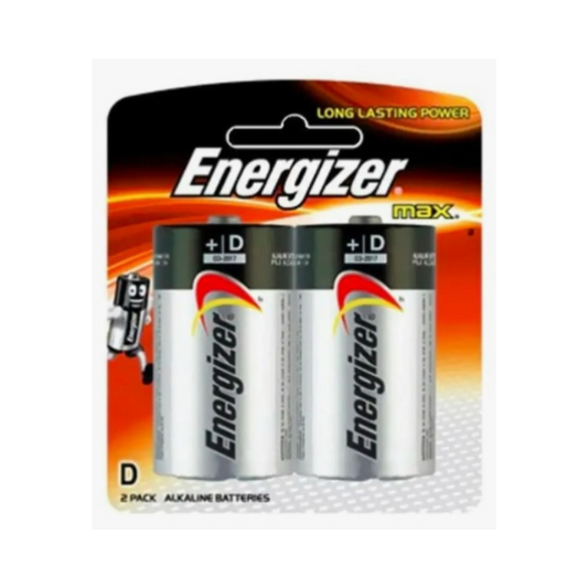 ENERGIZER BATTERIES D TYPE 2PC - PKT (ACWA)