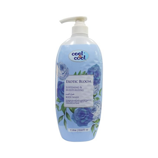 COOL & COOL SOFTENING & MOISTURIZING BODY WASH 1 LTR (PKT)