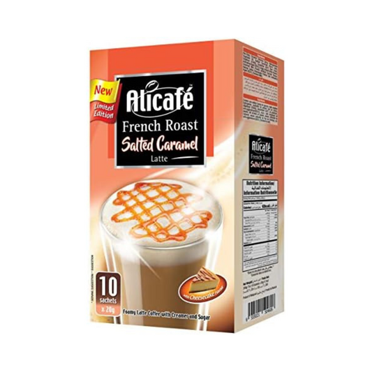 ALI COFFEE FRENCH ROAST SALTED CARAMEL/ 20 GM x 10 SACHE - PKT (MASOOD)