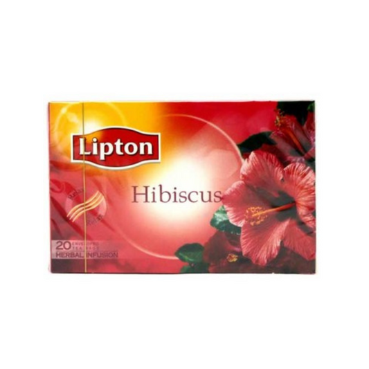 TEA BAGS LIPTON HIBISCUS 20 BAGS  - PKT (DETECH)