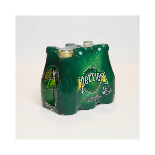 WATER SPARKLING PERRIER 200 ML 6 PCS - PKT (FAB)