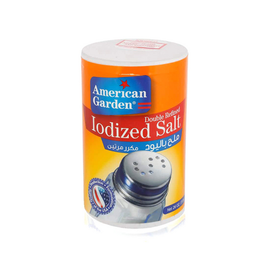 SALT IODIZED AMERICAN GARDERN 737 GM  - PCS (DETECH)