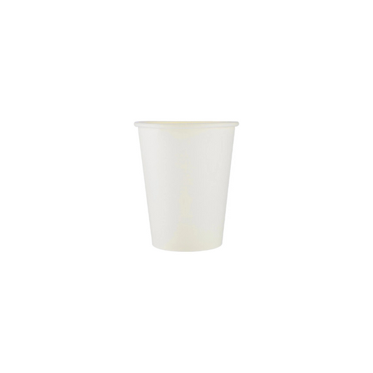 PAPER CUP WHITE 8 OZ  50 PC - PKT (FIRST HOMES)
