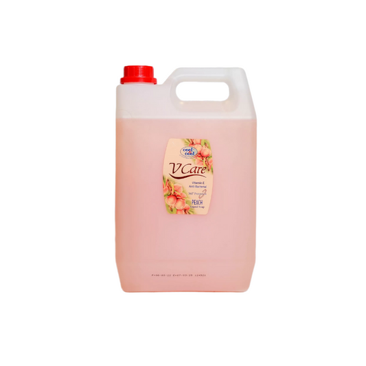 HAND WASH V CARE PEACH 5 LITER - PCS (IDO)