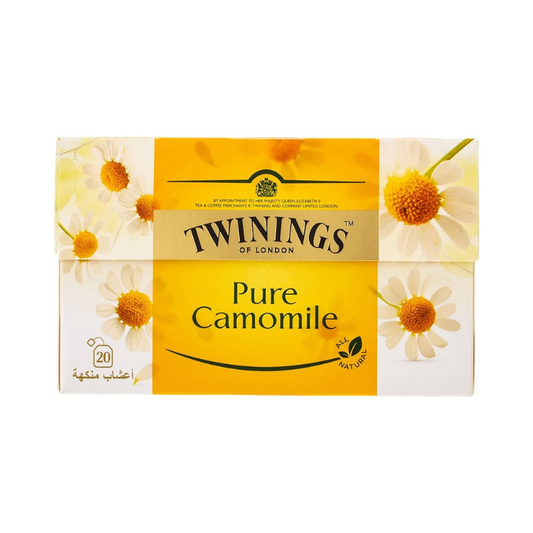 TEA BAG TWINING PURE CAMOMILE 20 BAGS - PKT (ACWA)